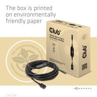 USB Gen1 Type-C to Type-A Active Adapter Cable 5Gbps M/F 10m/32.8ft 