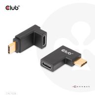 USB Type-C Gen2 Angled Adapter  set of 2 up to 4K120Hz M/F