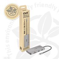 USB Gen1 Type-C 9-in-1 hub with HDMI, VGA, 2x USB Gen1 Type-A, RJ45, SD/Micro SD card slots and USB Gen1 Type-C Female port