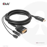 Cable HDMI a VGA M/M 2m / 6.56ft 28AWG