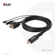 Cable HDMI a VGA M/M 2m / 6.56ft 28AWG