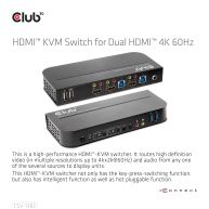 HDMI™ KVM SWITCH FOR DUAL HDMI 4K 60Hz