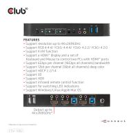 HDMI™ KVM SWITCH FOR DUAL HDMI 4K 60Hz