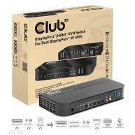 DisplayPort™/HDMI™ KVM Switch For Dual DisplayPort 4K 60Hz
