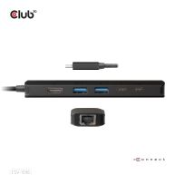 USB Gen1 Type-C, 6-in-1 Hub with HDMI 8K30Hz-4K120Hz, 2xUSB Type-A, RJ45 and 2xUSB Type-C, Data and PD charging 100 watt