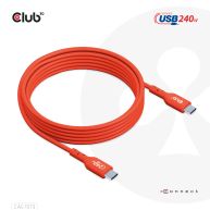 Cable certificado USB2 tipo C bidireccional USB-IF, datos 480 Mb, PD 240 W (48 V/5 A) EPR  M/M 2 m/6,56 pies