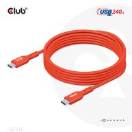 Cable certificado USB2 tipo C bidireccional USB-IF, datos 480 Mb, PD 240 W (48 V/5 A) EPR  M/M 2 m/6,56 pies