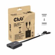 HDMI™ + USB Bus powered to DisplayPort™ 4K120Hz or 8K30Hz M/F Adapter