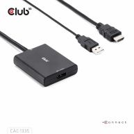 HDMI™ + USB Bus powered auf DisplayPort™ 4K120Hz oder 8K30Hz M/F Adapter