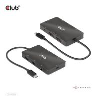 USB Gen2 Type-C to Dual DisplayPort 4k60Hz 7-in-1 Portable Dock