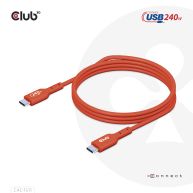 USB2 Type-C Bi-Directional USB-IF Certified Cable Data 480Mb, PD 240W(48V/5A) EPR M/M 1m / 3.23 ft 
