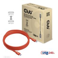 Cable certificado USB2 tipo C bidireccional USB-IF Datos 480 Mb, PD 240 W (48 V/5 A) EPR M/M 4 m/13,13 pies