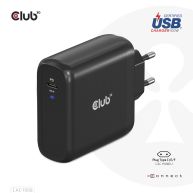 Cargador de viaje Tecnología GAN de 100 vatios, certificación USB-IF TID, puerto único USB tipo C, compatibilidad con Power Delivery (PD) 3.0