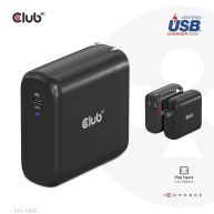 Cargador de viaje Tecnología GAN de 100 vatios, certificación USB-IF TID, puerto único USB tipo C, compatibilidad con Power Delivery (PD) 3.0