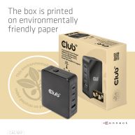 Reise-Ladegerät 140W GaN-Technologie, USB Typ-A(1x) und Typ-C(3x), PPS + Power Delivery (PD) 3.1 Unterstützung
