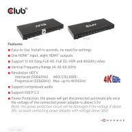 1 to 8 HDMI™ Splitter Full 3D and 4K60Hz(600MHz)