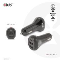 Cargador de coche para portátil de 36 vatios