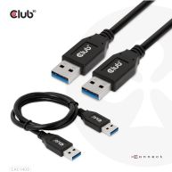 Cable USB Tipo-A Gen2(10G), 3A M/M 0.5m / 1.64 ft