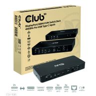 DisplayPort/HDMI KVM Switch/Dock 4K60Hz für USB Typ-C Eingänge