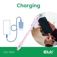 USB C Kabel Pink