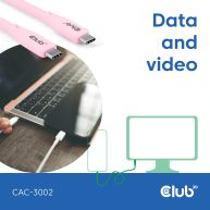 USB C Kabel Pink