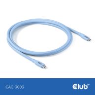 USB C kabel Blau