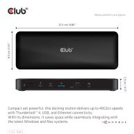 Thunderbolt™ 4 zertifizierte 16-in-1 Vier-Displays Docking Station