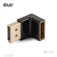 Adaptador DisplayPort macho a DisplayPort 1.4 hembra 90 grados en ángulo 4K120Hz M/H