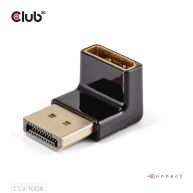 Adaptador DisplayPort macho a DisplayPort 1.4 hembra 90 grados en ángulo 4K120Hz M/H