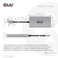 Thunderbolt™ 3 auf Dual DisplayPort™ 4K60Hz Adapter