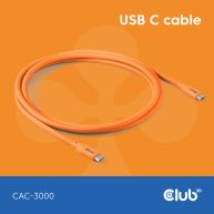 Cable USB C Naranja