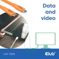 Cable USB C Naranja