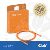 Cable USB C Naranja
