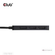 MST de USB Tipo-C a Triple DisplayPort™ 4K60Hz 