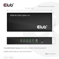 Splitter de 1 a 4 HDMI™ 4K120Hz