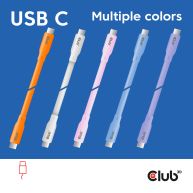 USB C Kabel Lila