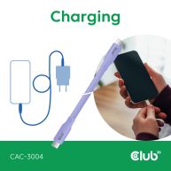USB C Kabel Lila
