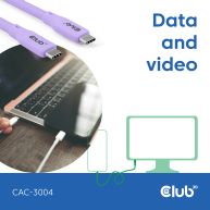 USB C Kabel Lila