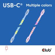 USB-C® trenzado Cable Azul