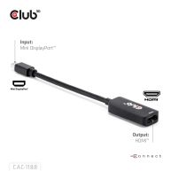 mDP™ 1.4 to HDMI™ 8K60Hz M/H Adapter