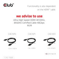 mDP™ 1.4 to HDMI™ 8K60Hz M/H Adapter