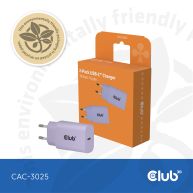 Pack de 2 cargadores USB-C® de 30 Watt Púrpura