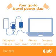 Pack de 2 cargadores USB-C® de 30 Watt Púrpura