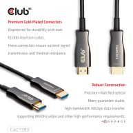 HDMI™ Hybrid AOC Kabel 8K60Hz/4K120Hz 50m