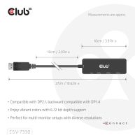 DisplayPort™ to Triple HDMI™ 8K60Hz Adapter
