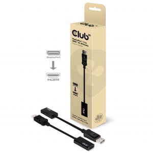 Club3D DisplayPort™ 1.1 to HDMI™ 1.4 VR Passive Adapter
