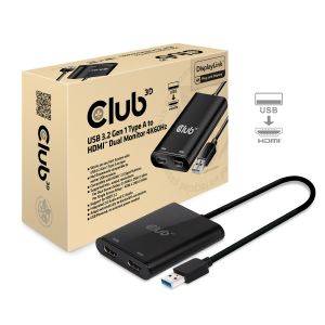 USB 3.2 Gen1 Tipo A a dos pantallas HDMI™ 4K 60Hz