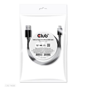 Cable USB 2.0 Tipo A a Micro USB M/M 1 m/3,28 pies