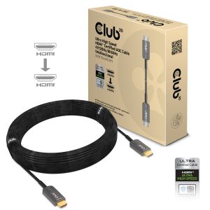 Cable AOC con certificación HDMI™ Ultra High Speed 4K120Hz/8K60Hz Unidireccional  M/M 15m/49,21 pies