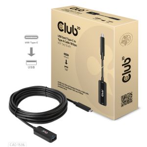 Cable USB Gen2 Tipo-C a Tipo-A 10Gbps M/H 5m/16.4 pies